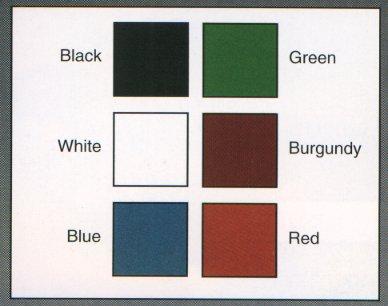 Rail Color Chart
